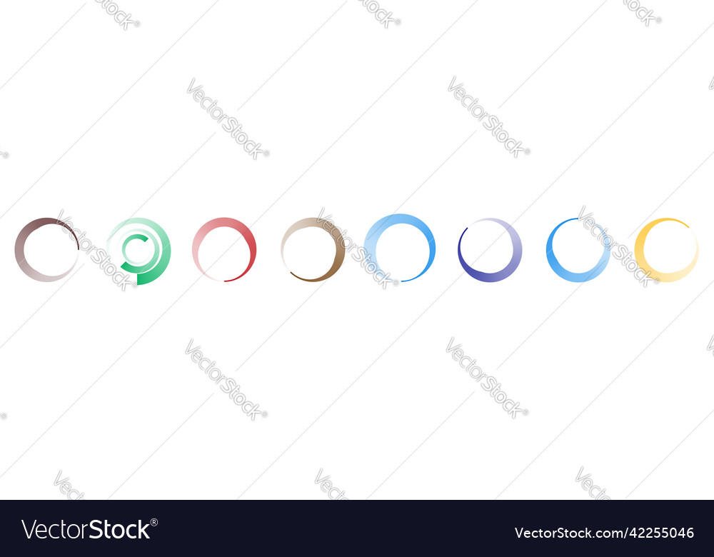 Circle preloader buffer shape circular progress vector image Circle preloader buffer shape circular progress