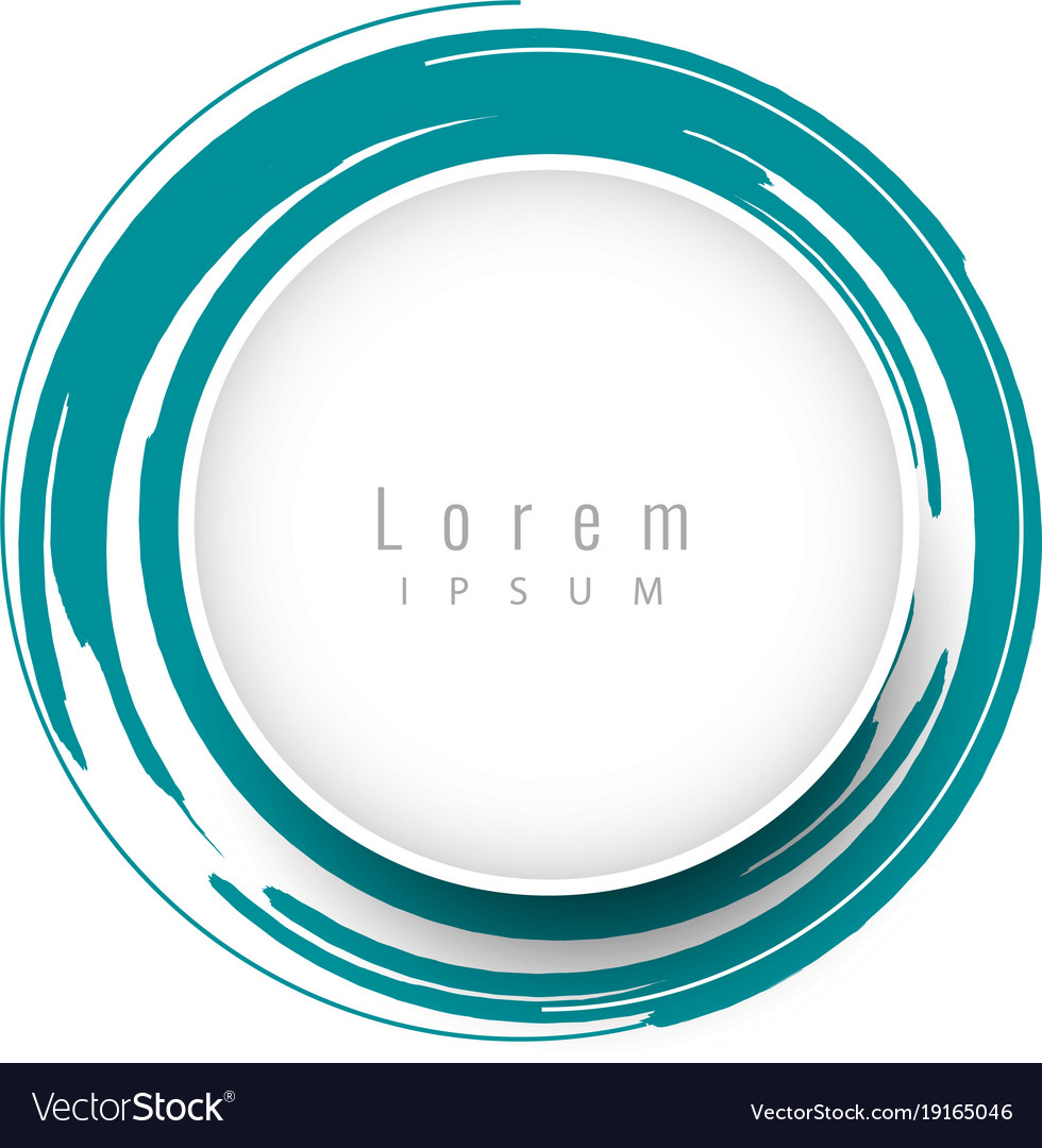 Element circle brush image Royalty Free Vector Image