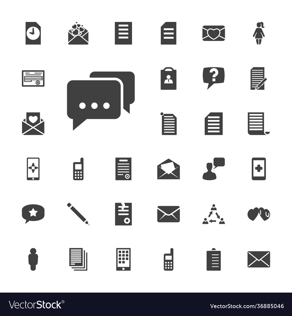 Message icons