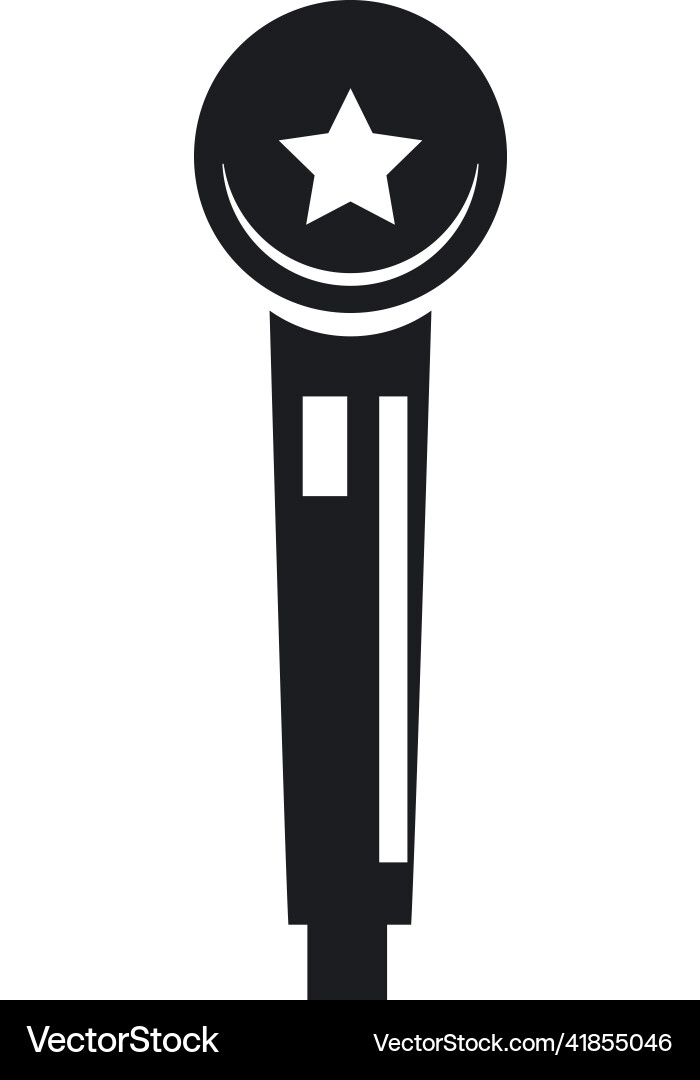 Microphone icon Royalty Free Vector Image - VectorStock