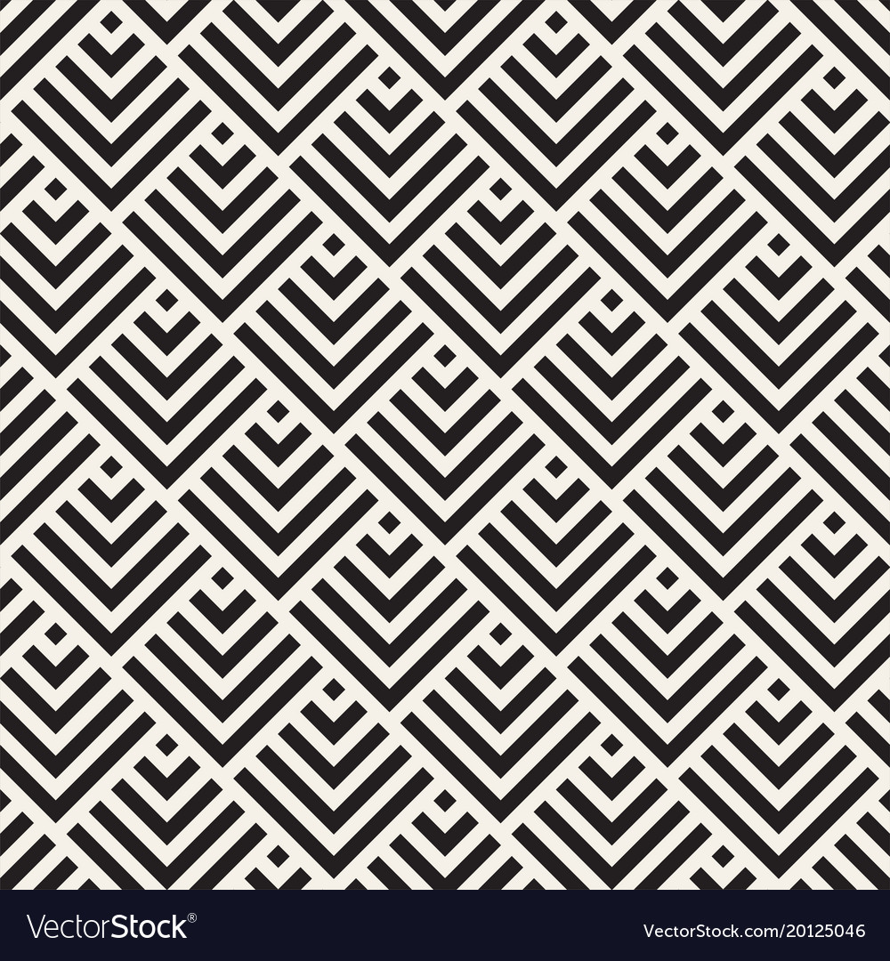 Modern Geometric Lines Pattern