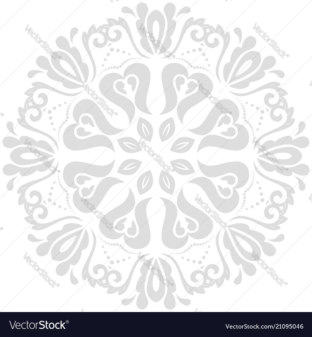 Oriental abstract pattern vector image Oriental abstract pattern