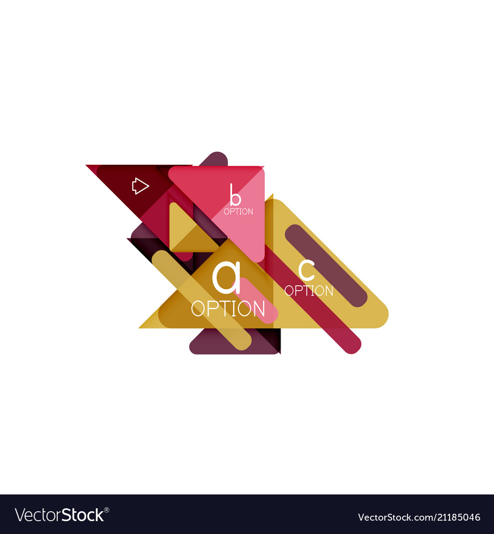 Triangle data visualization design option