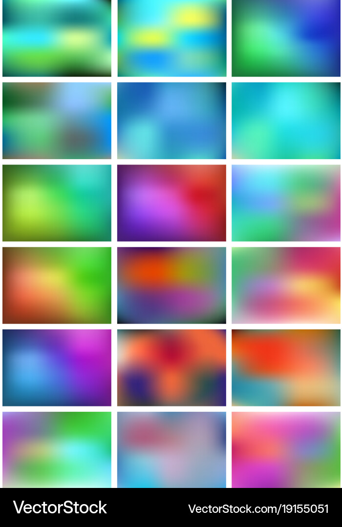 Abstract gradient backgrounds set Royalty Free Vector Image