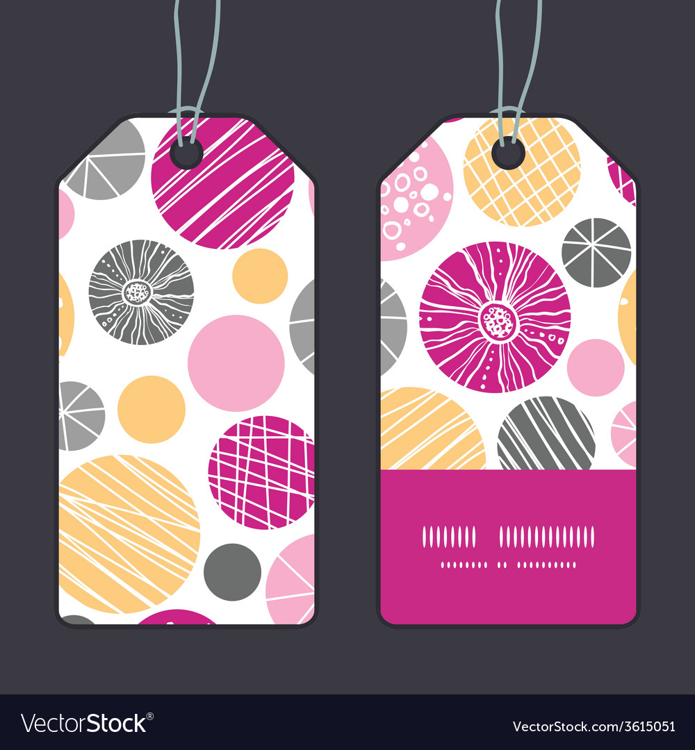 Abstract textured bubbles vertical stripe frame