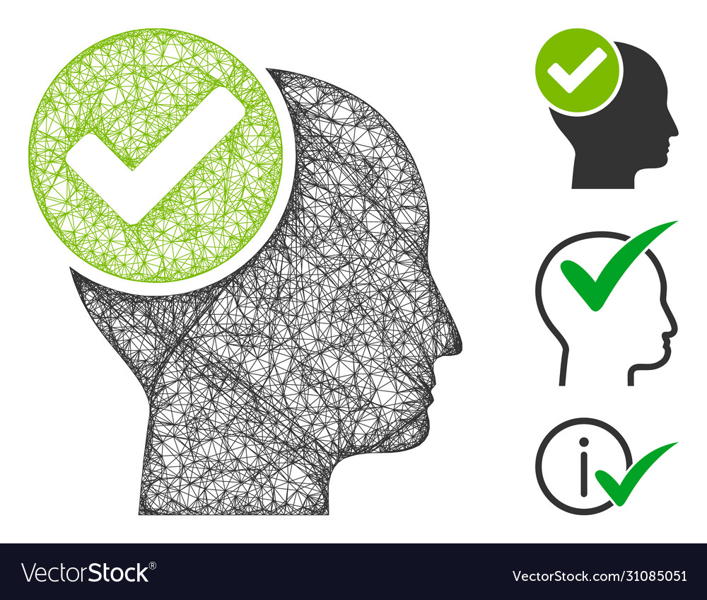 Advised polygonal web mesh vector image Advised polygonal web mesh