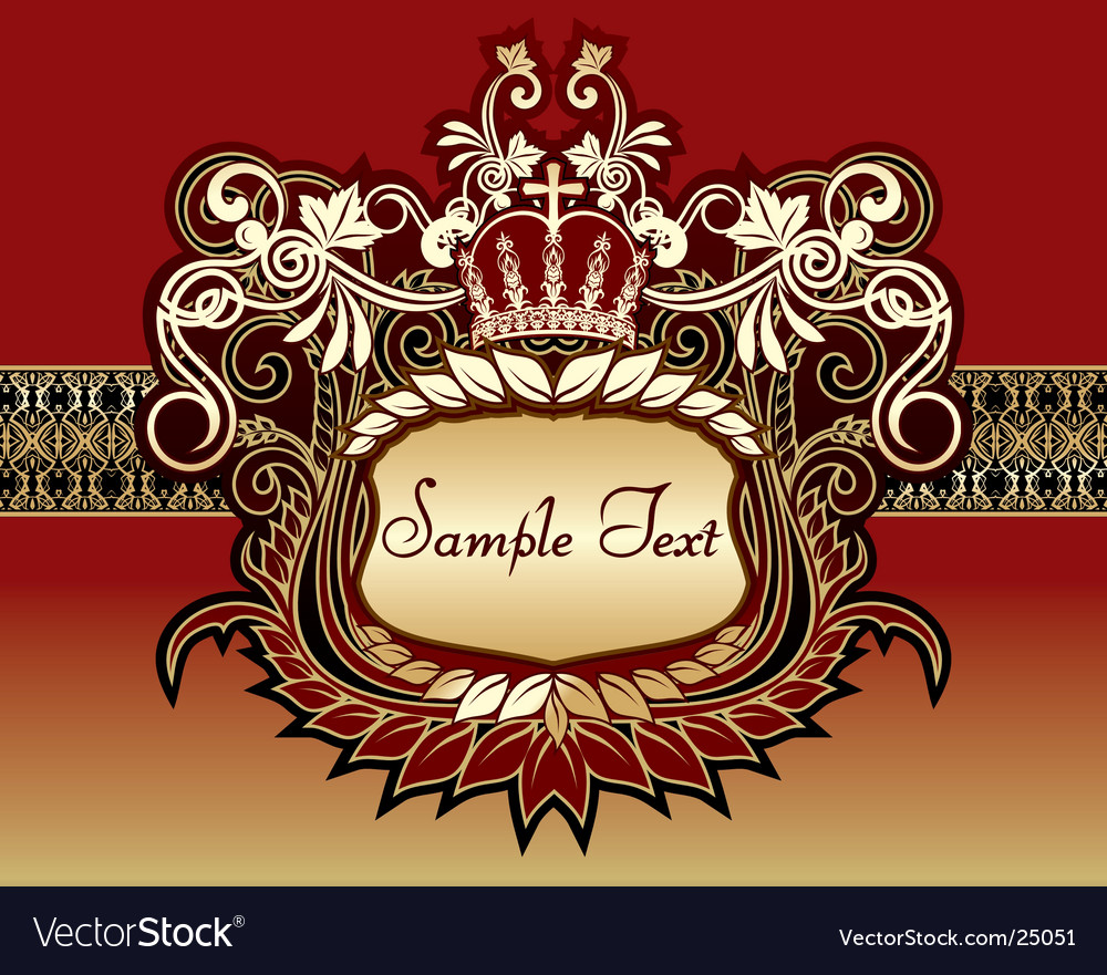 Beautiful background with gold pattern Royalty Free Vector