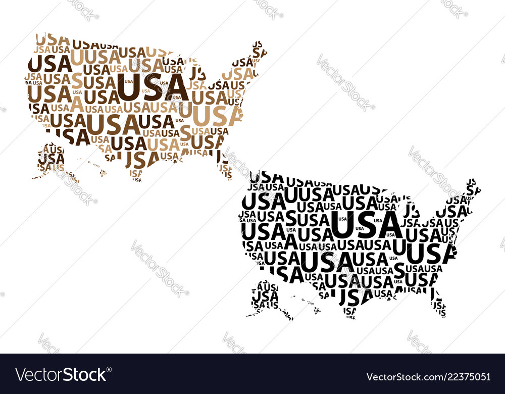 Vector US Map Your Guide to Scalable - Map Of Usa Vector 22375051