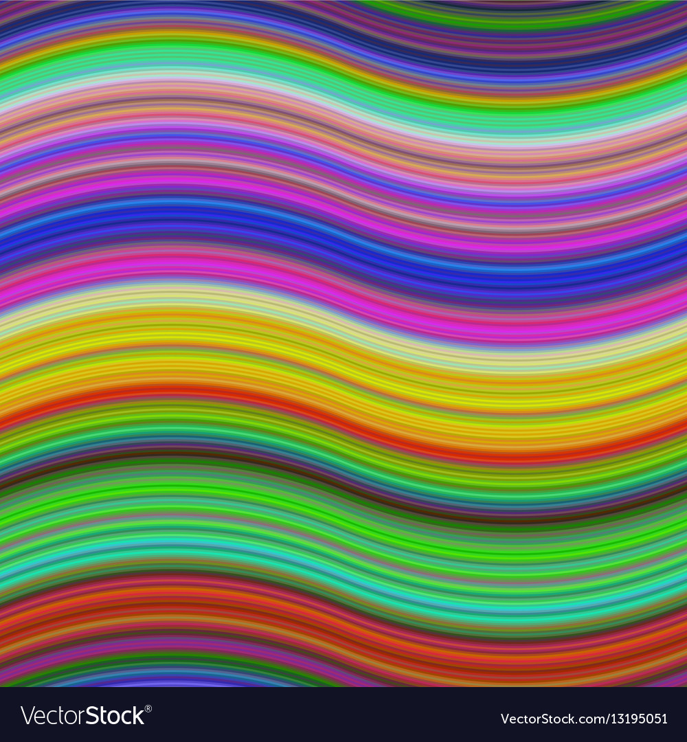 Multicolored abstract wave background