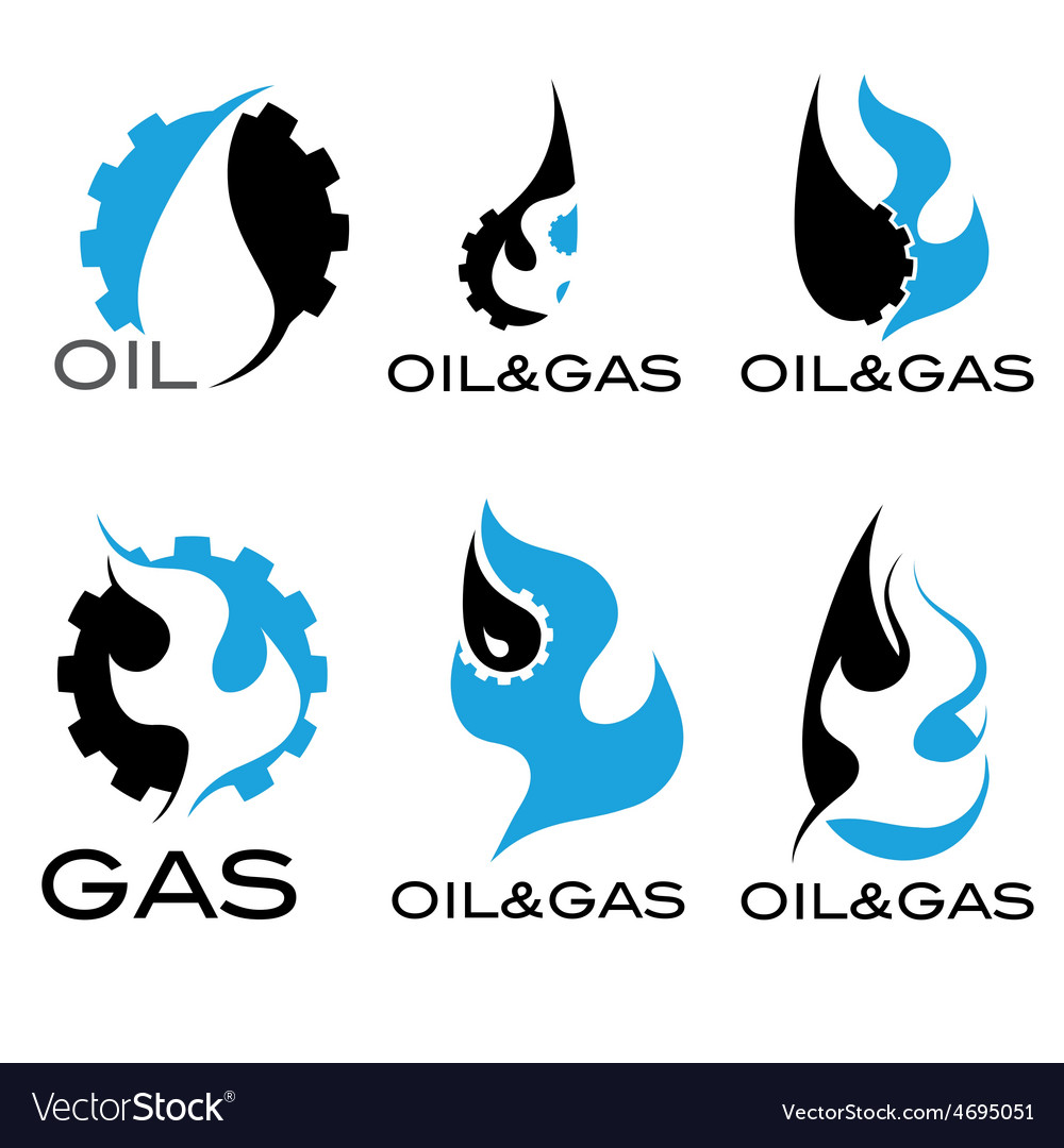 Oil and gas industry i Royalty Free Vector Image