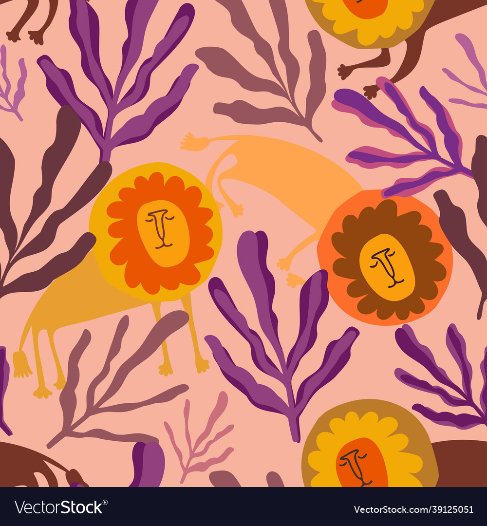 Seamless colorful pattern design vector image Seamless colorful pattern design