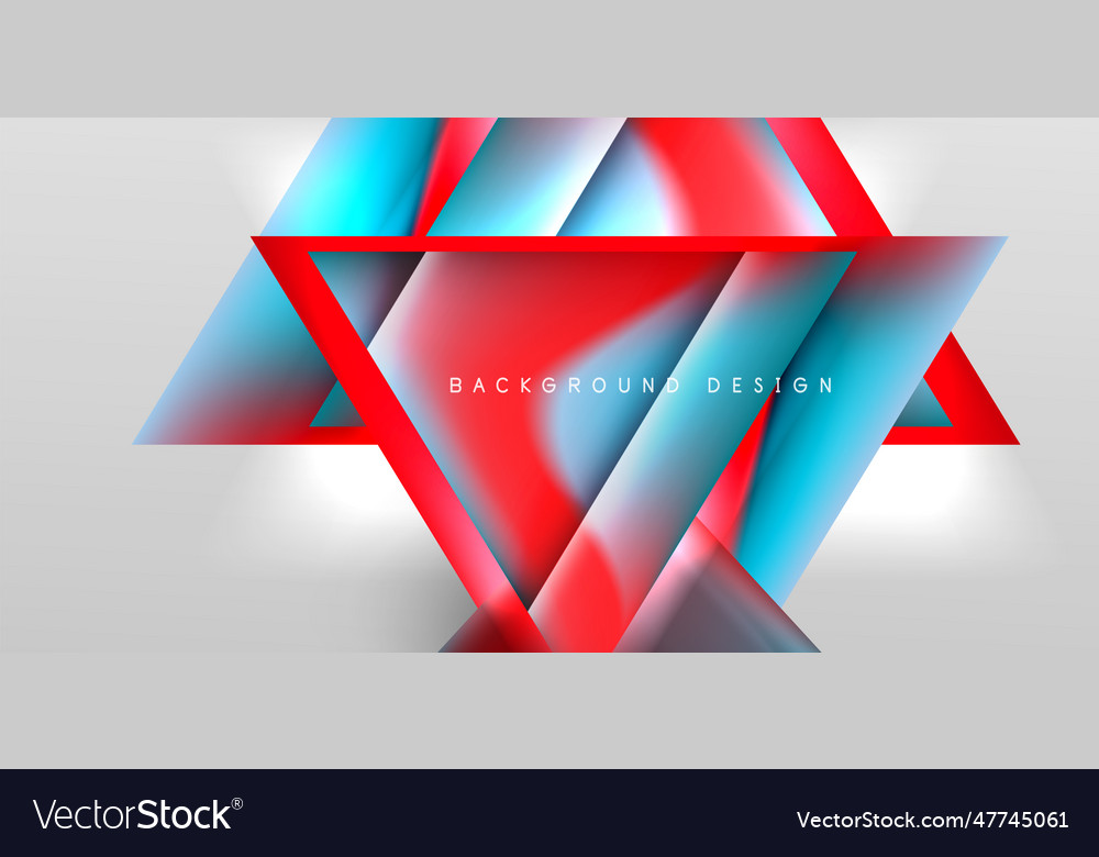 Abstract background with overlapping triangles vector image Abstract background with overlapping triangles