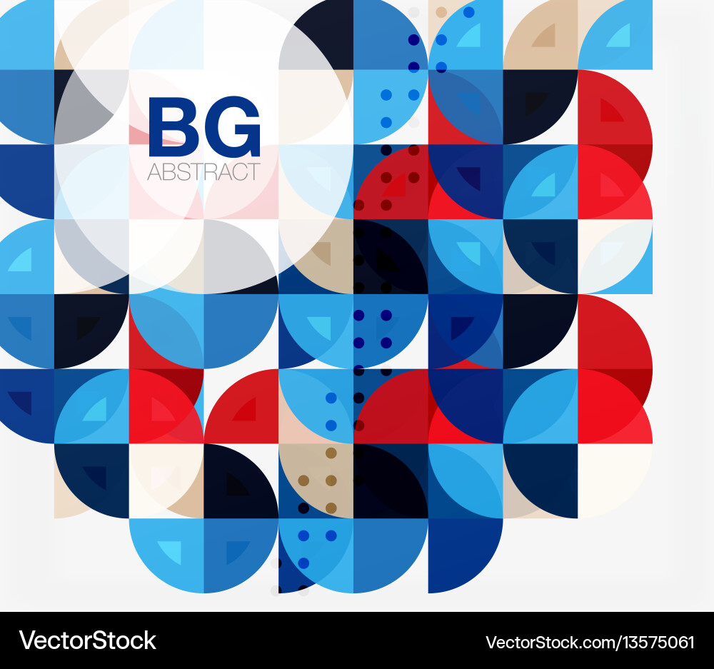 Circle abstract background Royalty Free Vector Image