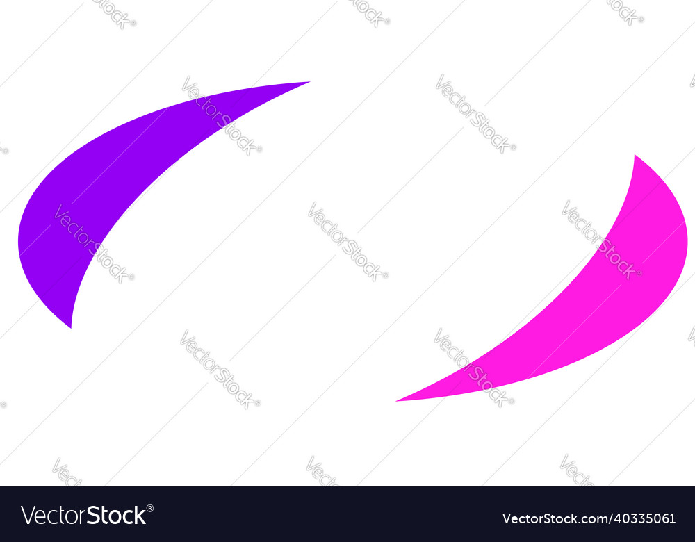 Oval ellipse empty blank circular banner shape vector image Oval ellipse empty blank circular banner shape