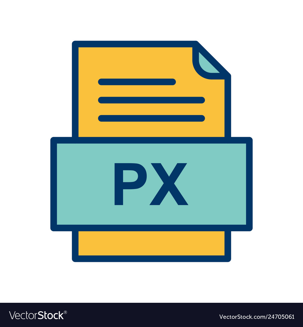 Px file document icon