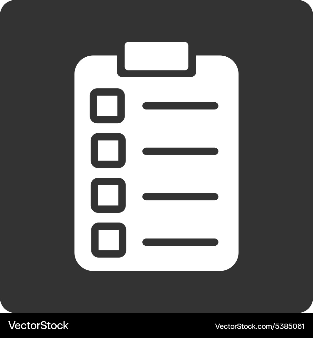 Test task icon Royalty Free Vector Image - VectorStock