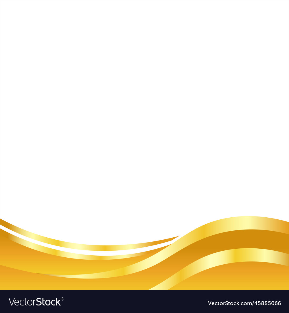 Business Golden Footer Royalty Free Vector Image