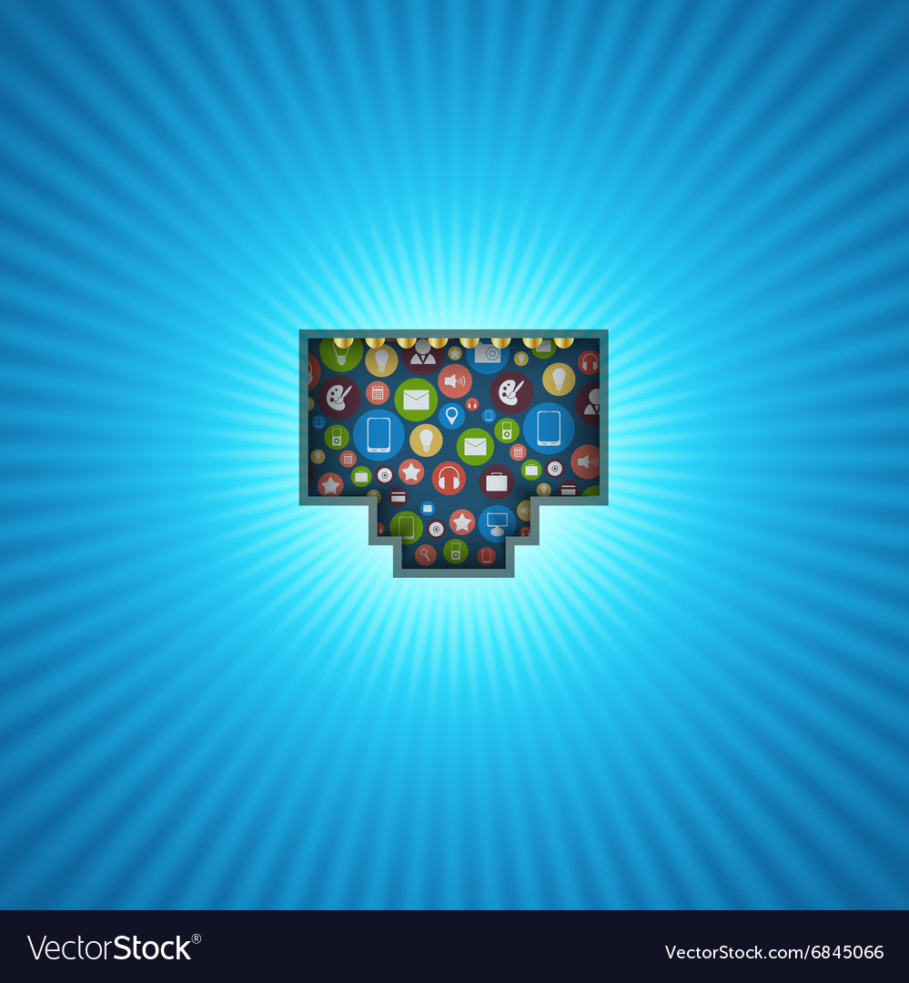 Computer network background technology concept
