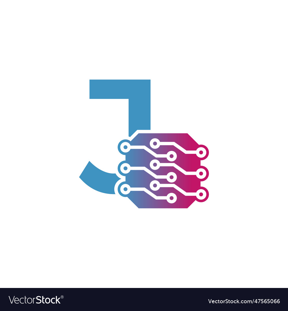 Programming code and technology logo template