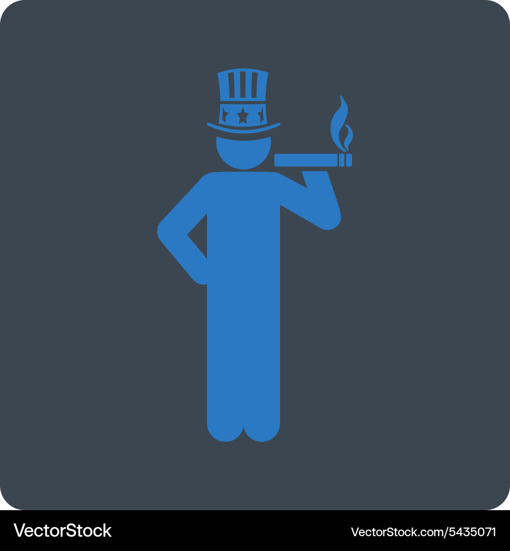 Capitalist icon Royalty Free Vector Image - VectorStock