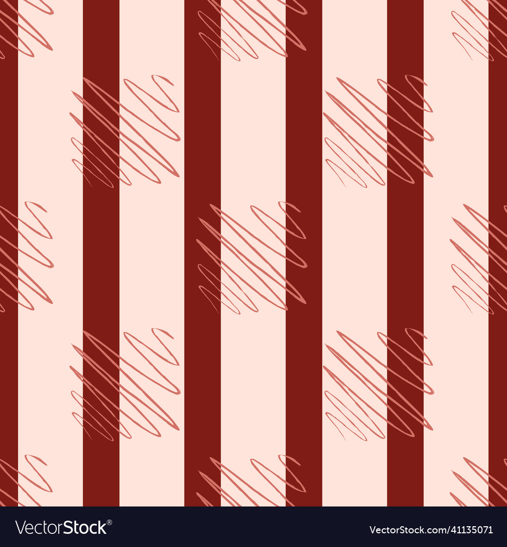 Soundwave seamless pattern curve waves background vector image Soundwave seamless pattern curve waves background