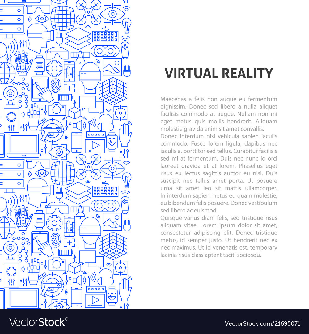 Virtual reality line pattern concept