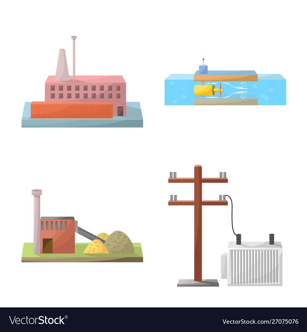 Isolated object energy and alternative symbol vector image Isolated object energy and alternative symbol