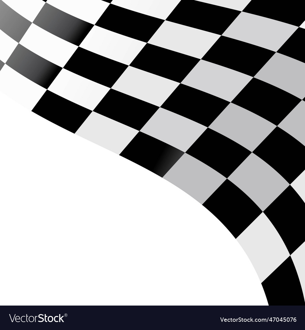 Racing flag element background concept design Vector Image