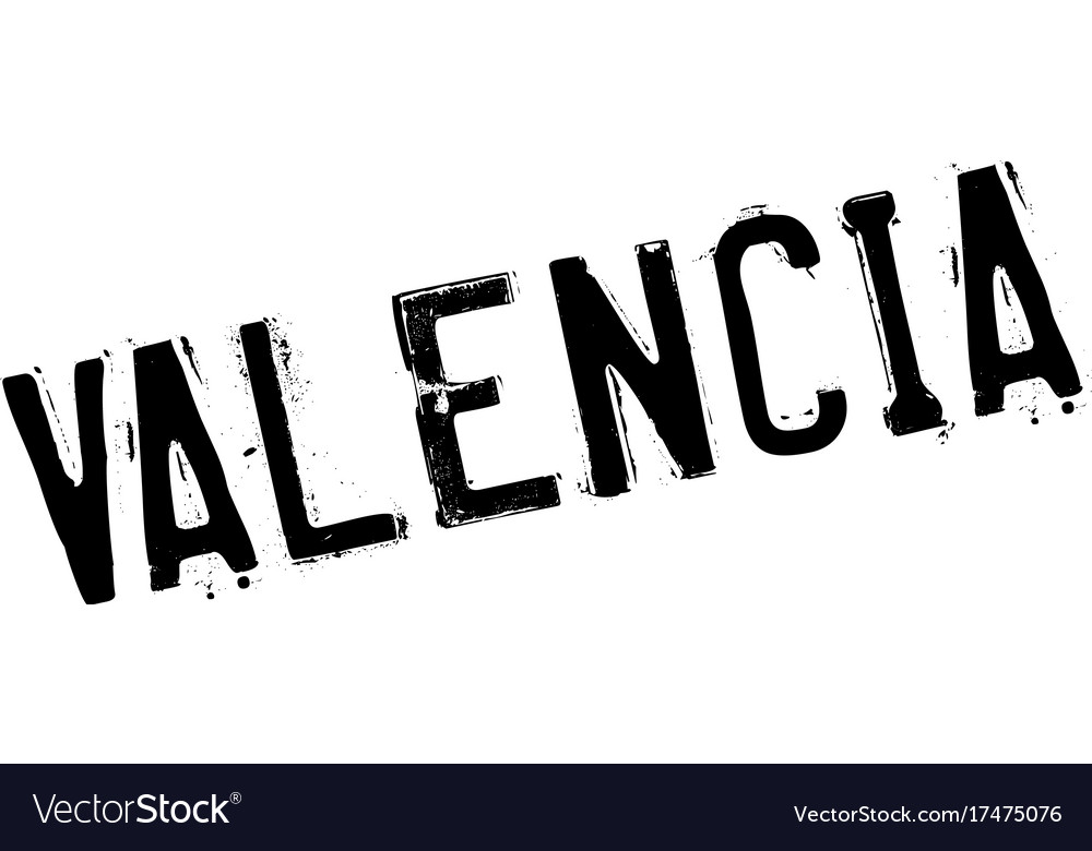 Valencia rubber stamp