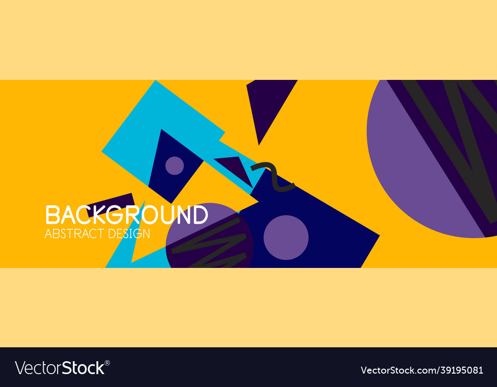 Abstract background blocks lines triangles vector image Abstract background blocks lines triangles