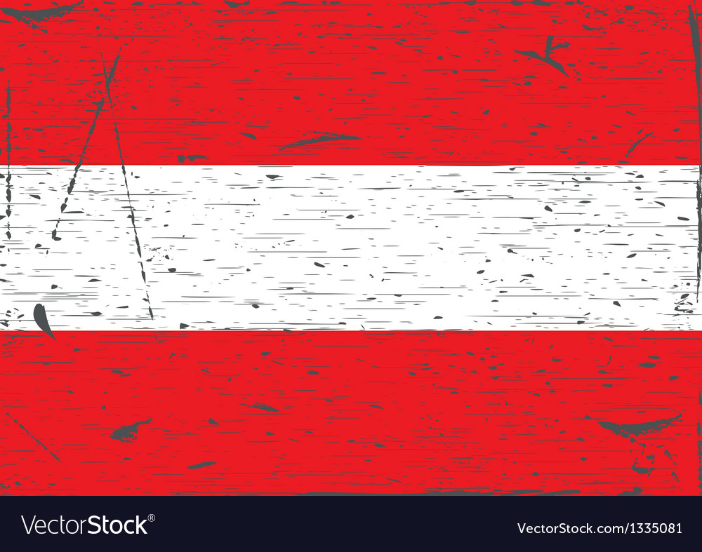 Austria flag grunge