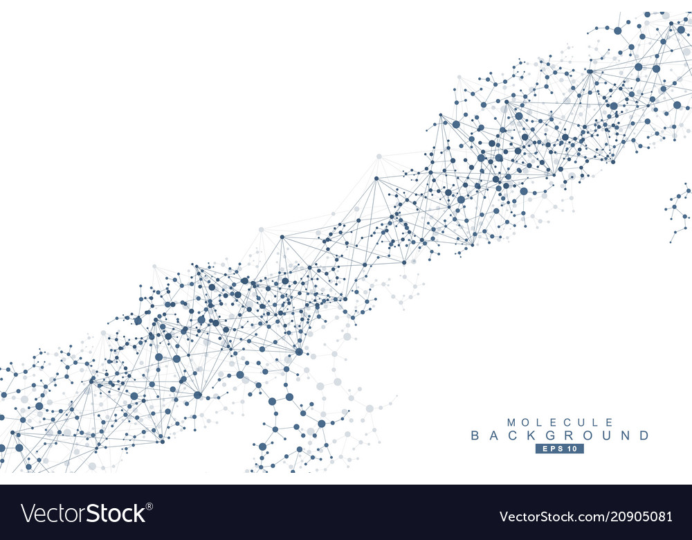 Big data visualization background modern vector image Big data visualization background modern