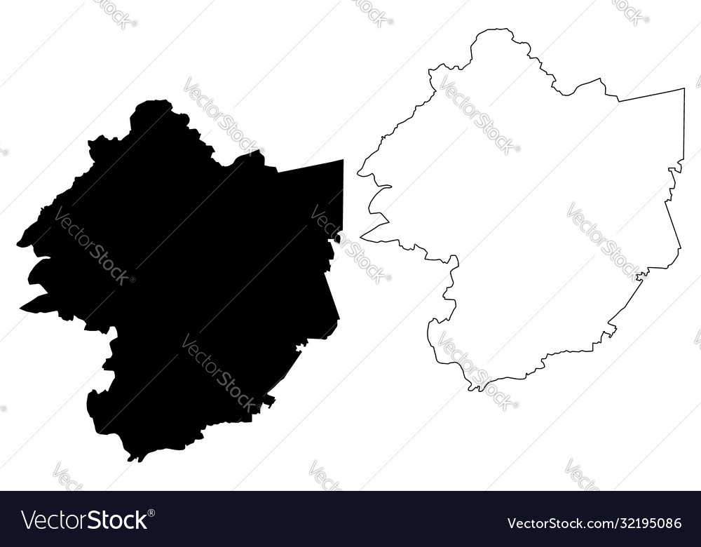 Amman city hashemite kingdom jordan map Royalty Free Vector