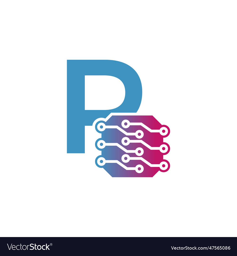 Programming code and technology logo template