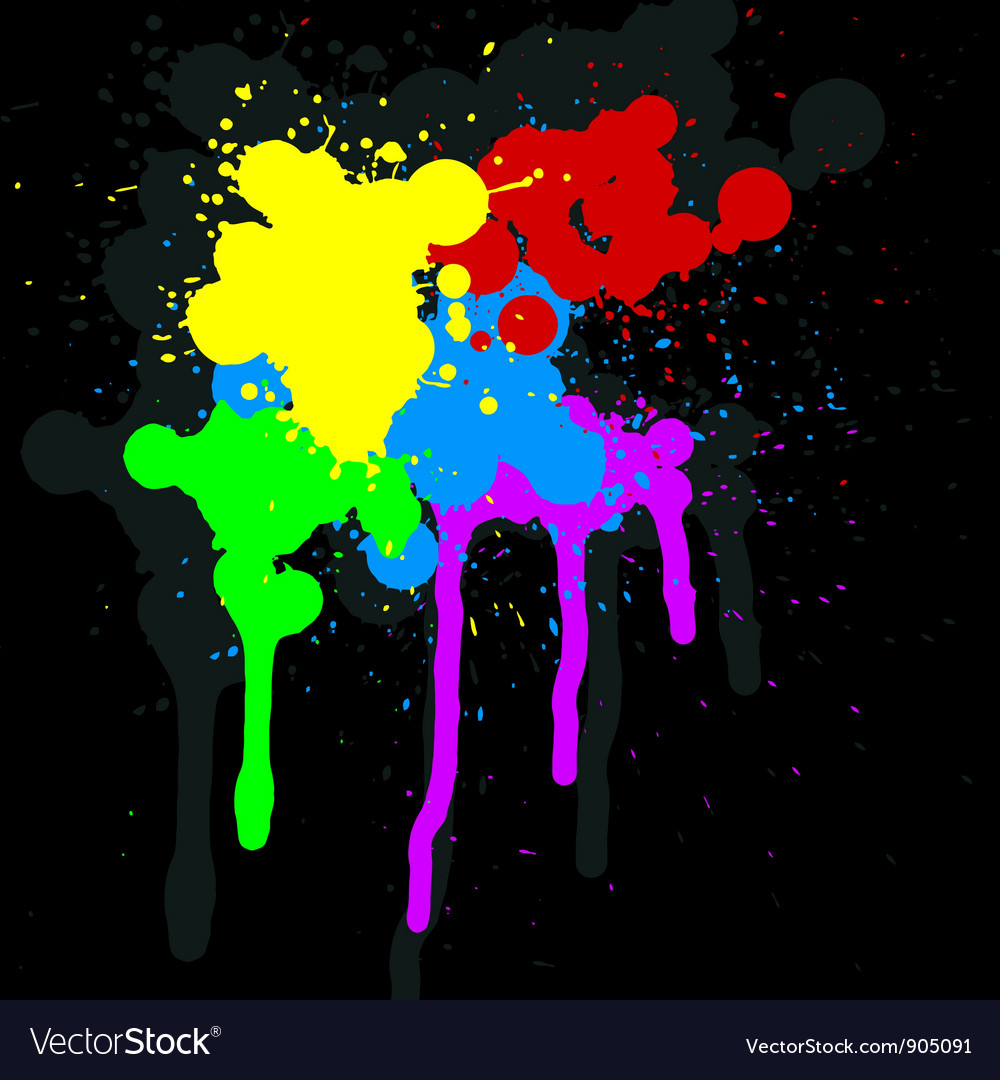 Abstract background with colored spots