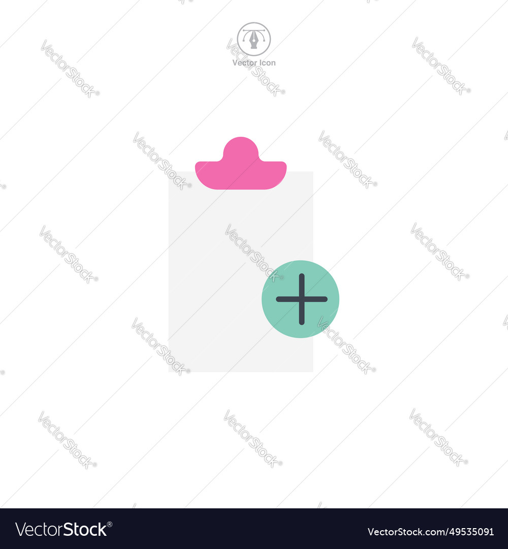 Document with plus sign add file icon