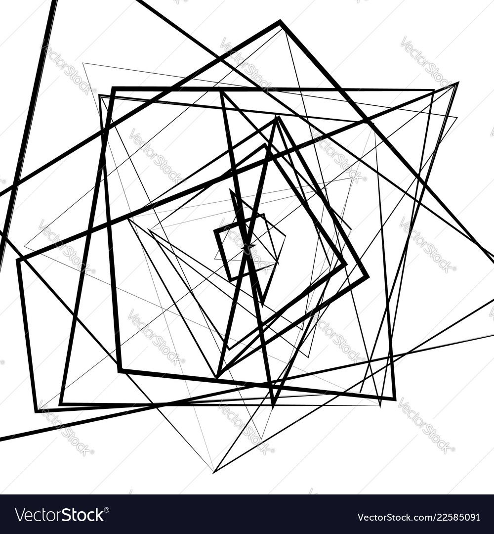Random Schnittlinien abstrakt monochrom vector image Random Schnittlinien abstrakt monochrom