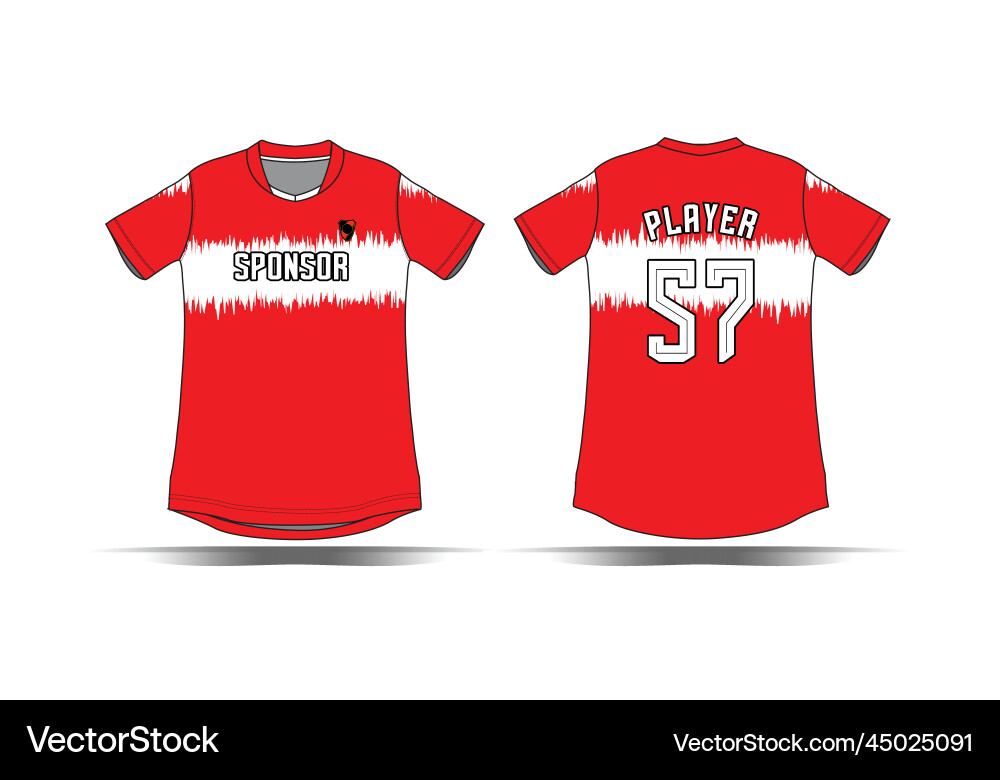 Sport uniform pattern background design Royalty Free Vector