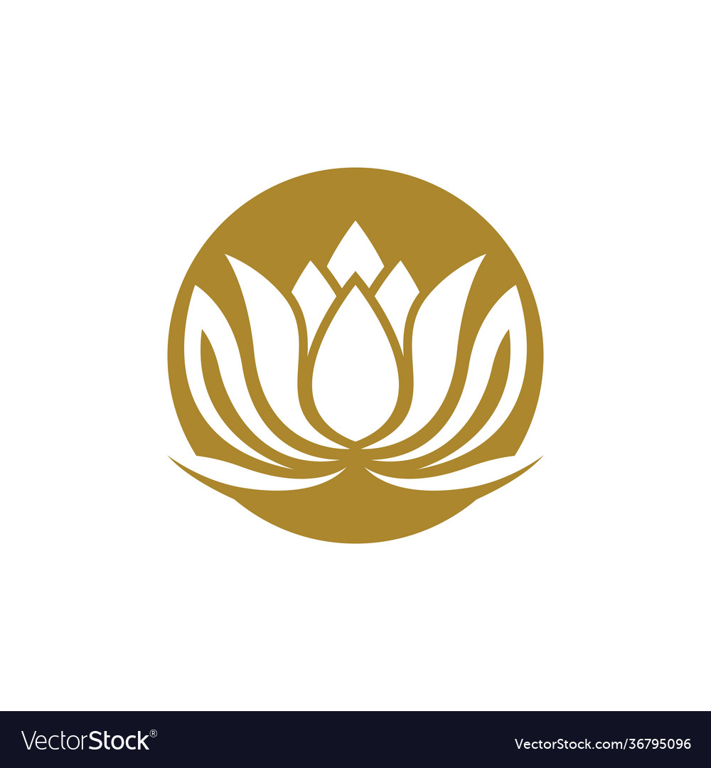 Beauty lotus logo images Royalty Free Vector Image