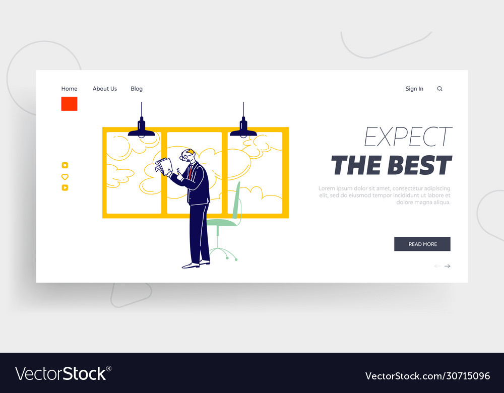 Bored seminar landing page template boss