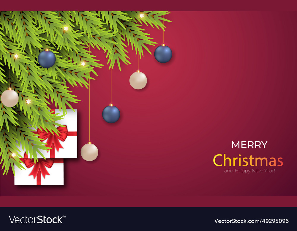 Christmas background design Royalty Free Vector Image