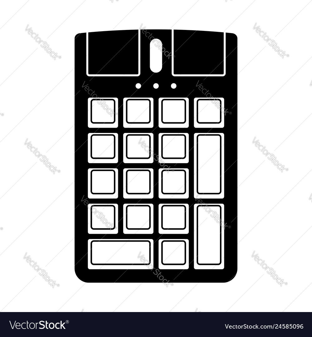 Numerische Tastatur mit Maus