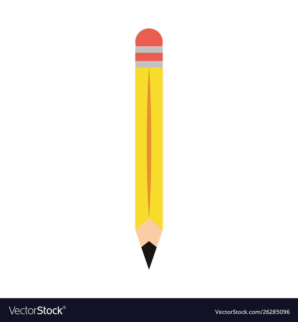 Wooden pencil study accessory cartoon