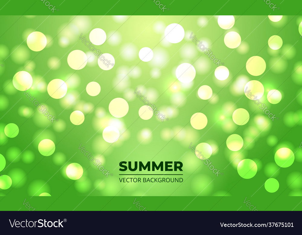 Bokeh Summer Lights Background