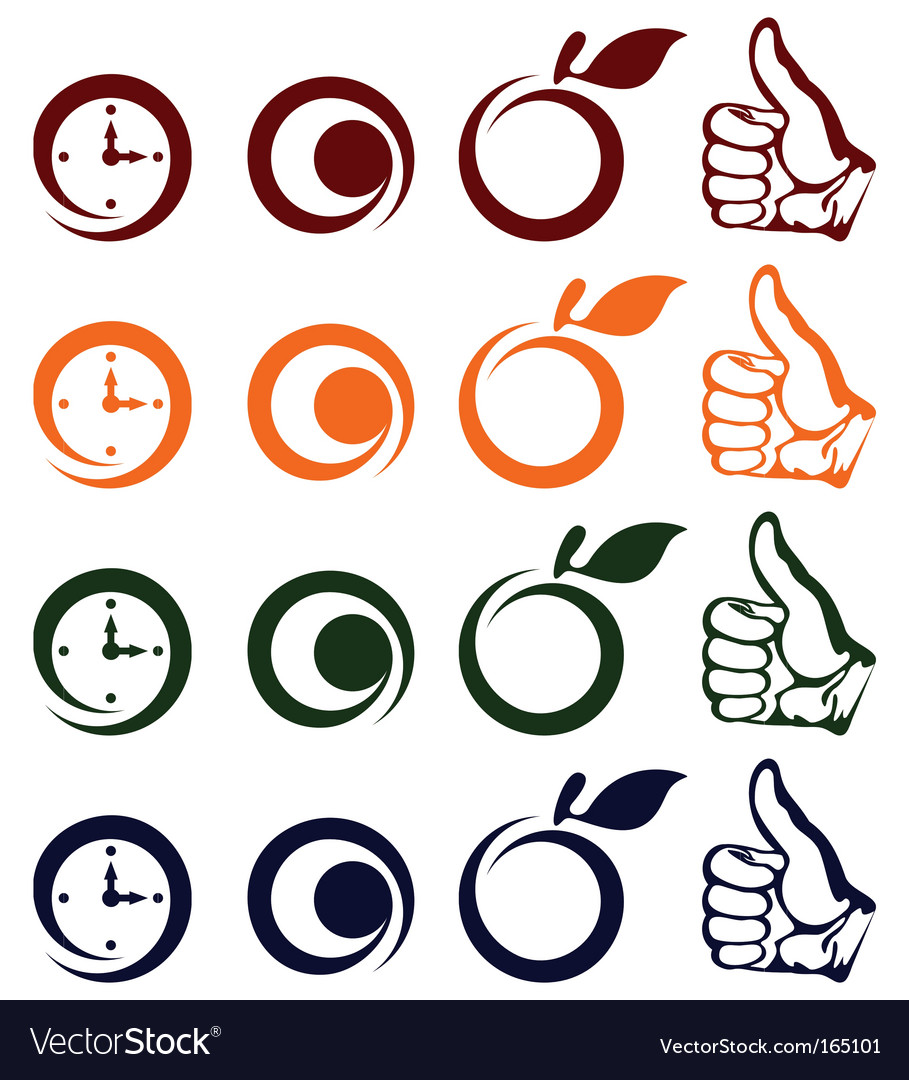 Circular Icons Set