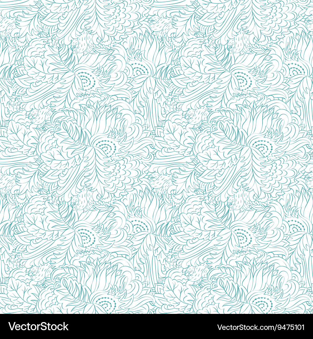 Floral seamless pattern background Royalty Free Vector Image