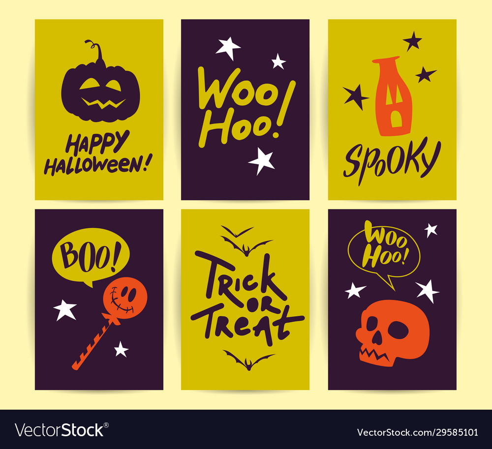 Halloween animals vector image Halloween animals