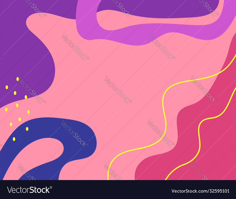 Modern colorful background with abstract shapes vector image Modern colorful background with abstract shapes