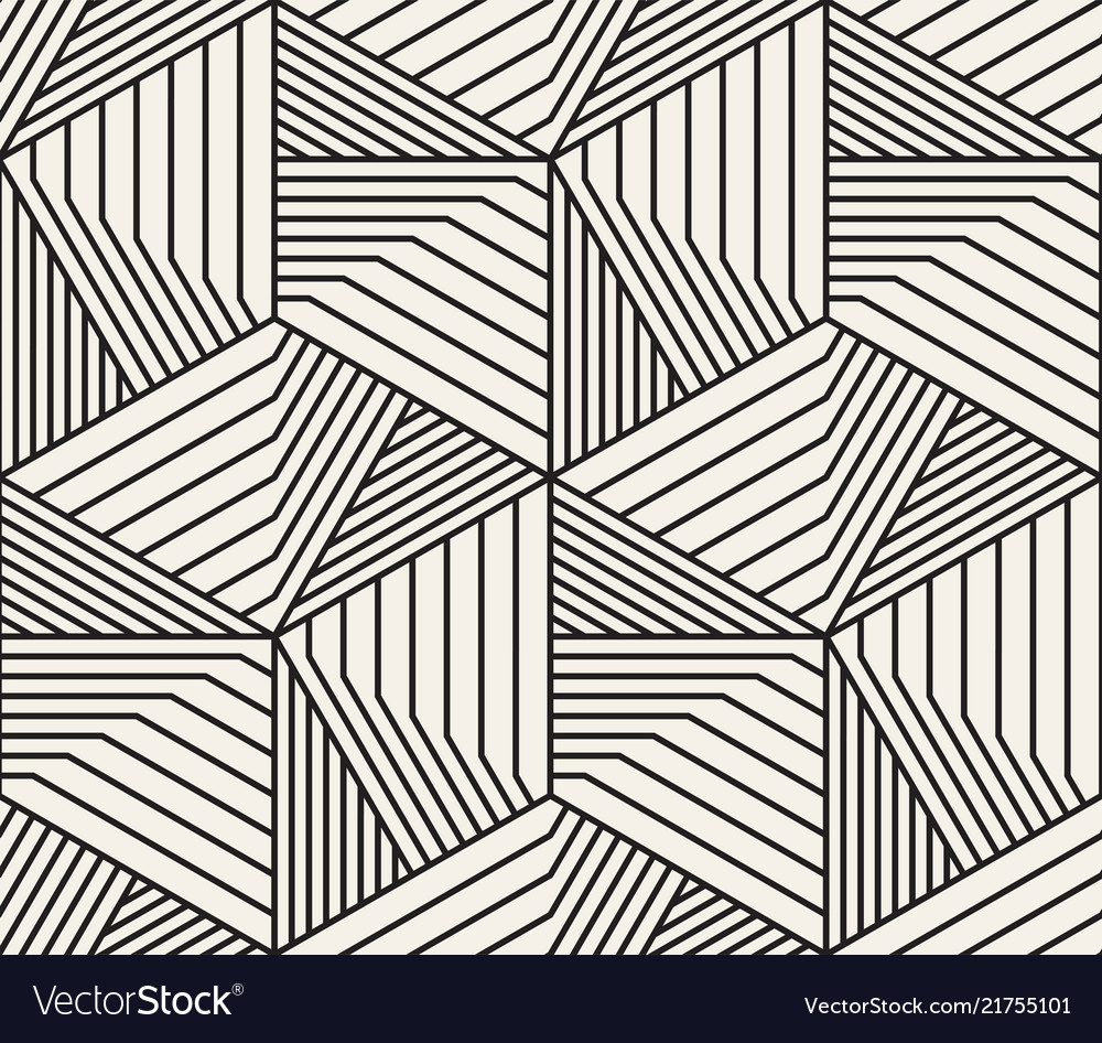 Modern Geometric Striped Pattern