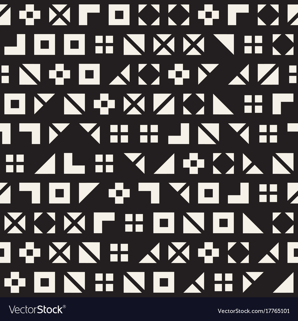 Random shapes seamless pattern modern